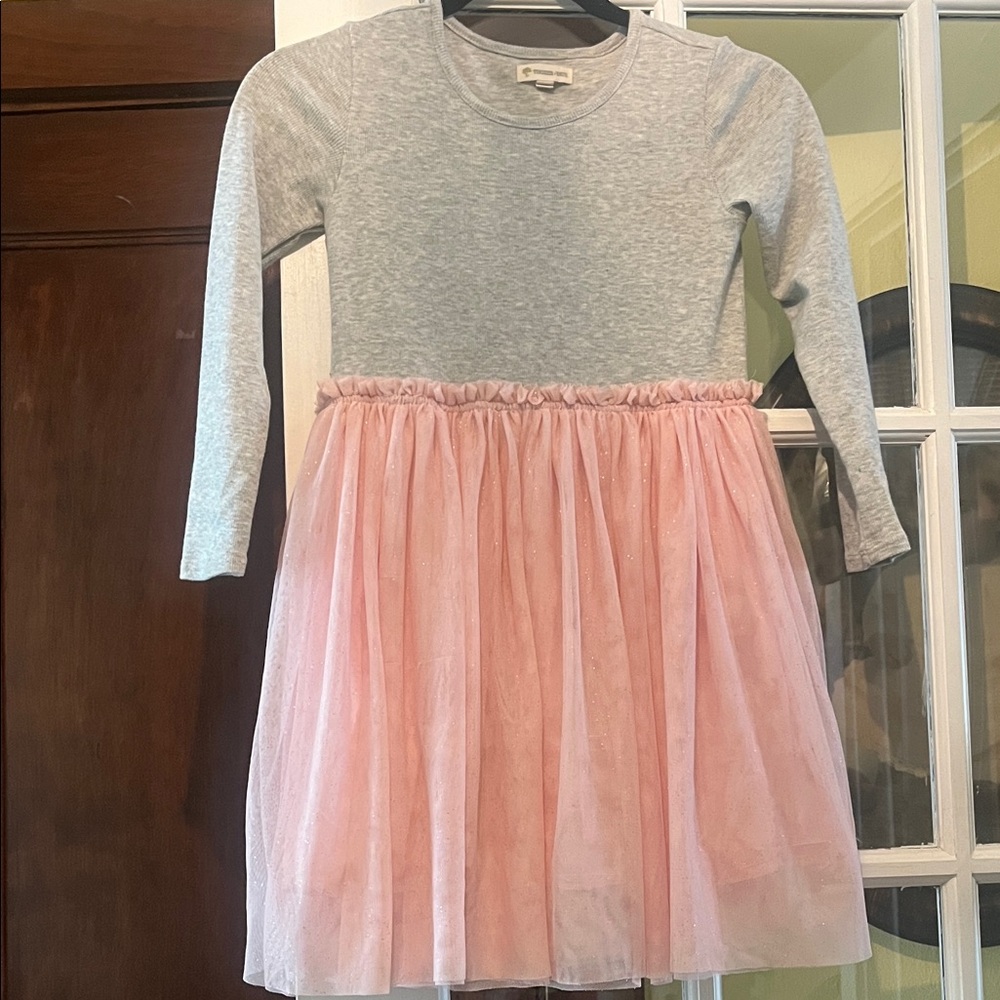 Tucker + Tate Gray and Pink Tulle Dress